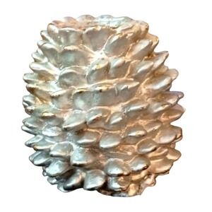 Silver Pine Cone Candle Holder SKUH050‎